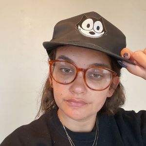 Rare Vtg. FELIX The Cat Stitched Hat